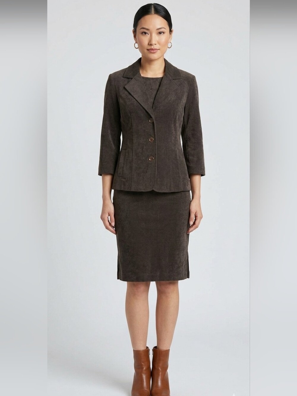 Victoria Ashley Suit w/ Skirt
